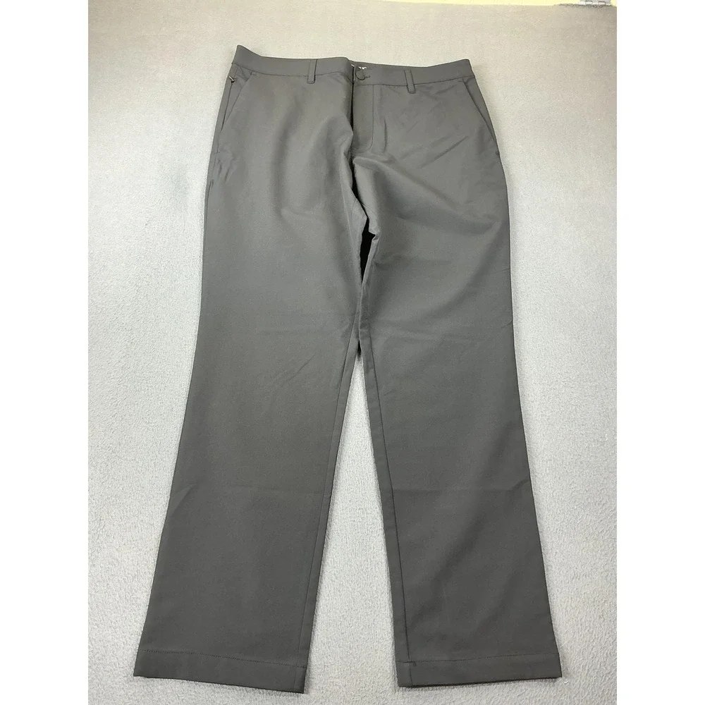 Banana Republic Pants Mens 34x30 Black Microfiber Dress Travel Regular Fit